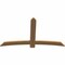 Ekena Millwork Bellingham Timber Gable Bracket, Western Red Cedar, 72"W x 42"H x 1 1/2"D x 5 1/2"F, 14/12 Pitch GBW072X42X0206BEL00SWR - alternate 4
